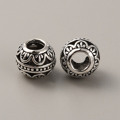 Tibetan Style Alloy European Beads FIND-TAC0002-065H-02-1