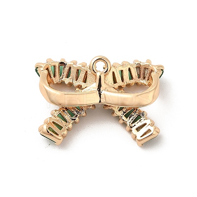 Brass with K9 Glass Pendants KK-B071-05G-1