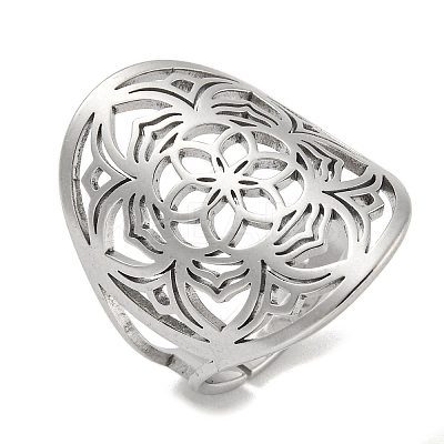 304 Stainless Steel Rings RJEW-M045-04P-1