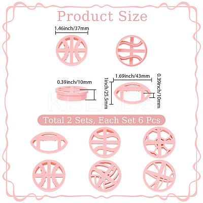 12Pcs PP Plastic Molds DIY-SC0030-54-1