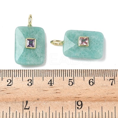 Natural Amazonite Pendants G-I391-03G-06-1