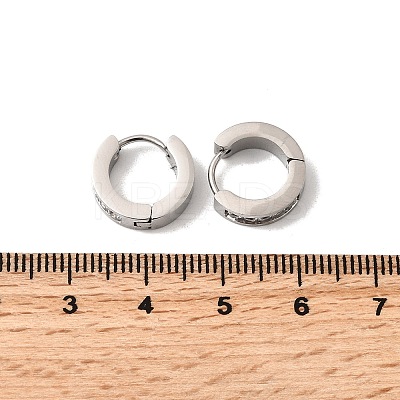 304 Stainless Steel Hoop Earrings EJEW-L302-02P-03-1