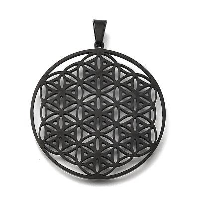 Ion Plating(IP) 304 Stainless Steel Pendants STAS-P209-18B-1