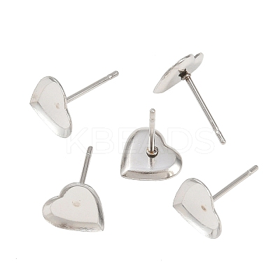 Tarnish Resistant Earring Cabochon Settings 304 Stainless Steel Ear Studs Blank Settings LS-X-STAS-Q170-12-1