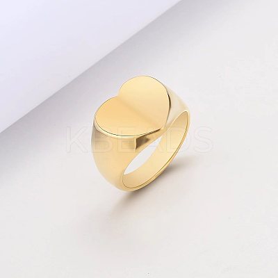 Heart 201 Stainless Steel Finger Rings FS-WG1ADC4-01-1