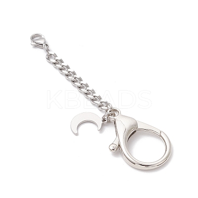 3Pcs 3 Styles Alloy & 304 Stainless Steel Lobster Claw Clasps HJEW-JM03381-1