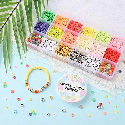 DIY Heishi Bracelet Making Kit DIY-YW0006-76-1