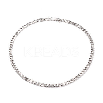 Tarnish Resistant Men's 304 Stainless Steel Cuban Chains Bracelets and Necklaces Jewelry Sets SJEW-JS01159-1
