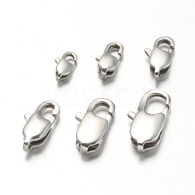 Non-Tarnish 304 Stainless Steel Lobster Claw Clasps LS-X-STAS-F094-05E-P-1