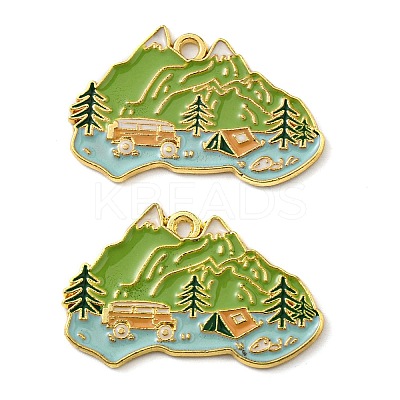 Zinc Alloy Enamel Pendants LS-ENAM-I055-01C-1