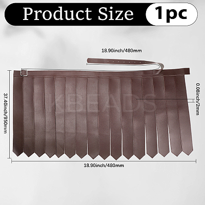 PU Leather Roman Belt Skirt AJEW-WH20033-120B-1