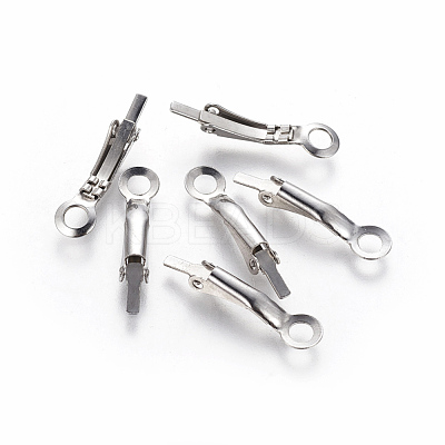 Tarnish Resistant 304 Stainless Steel Spring Ring Clasps STAS-G192-26P-1