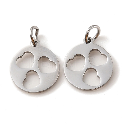Non-Tarnish 304 Stainless Steel Charms STAS-D050-07P-04-1