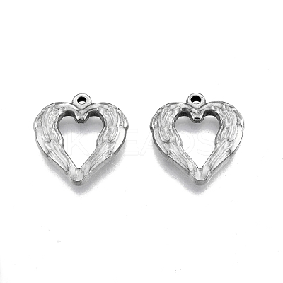 Non-Tarnish 201 Stainless Steel Pendants STAS-N099-15-1