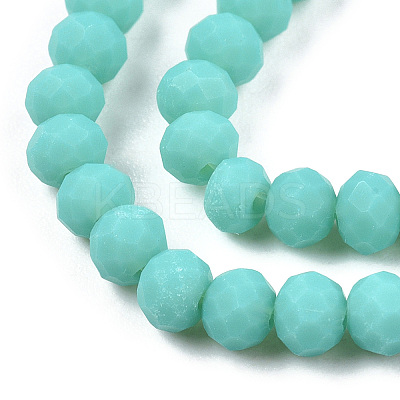 Glass Beads Strands EGLA-A034-P2mm-MD24-1