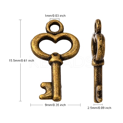 Tibetan Style Alloy Pendants X-MLF11975Y-NF-1