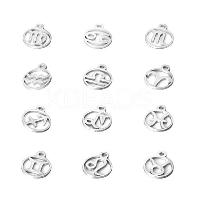 Non-Tarnish 201 Stainless Steel Charms STAS-T014-T505-M-1