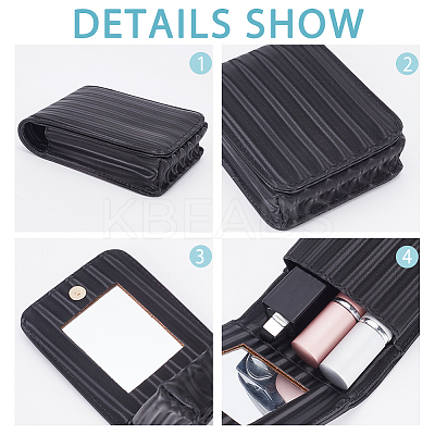 PU Leather Lipstick Case with Mirror CON-WH0088-51B-1