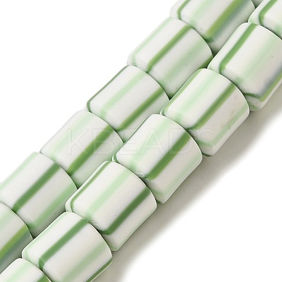 Polymer Clay Beads Strands CLAY-H006-01N-1