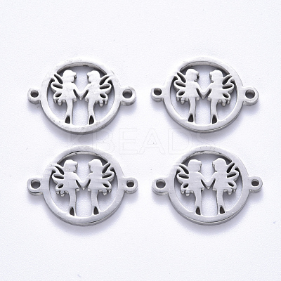 Tarnish Resistant 201 Stainless Steel Links Connectors STAS-S114-26-1