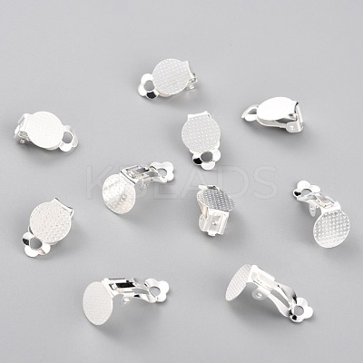 304 Stainless Steel Clip-on Earring Findings STAS-Y001-05S-1