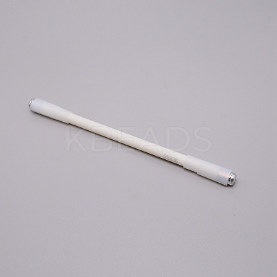 Plastic Pen with Alloy Bottom AJEW-WH0239-83D-1