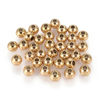 Ion Plating(IP) 202 Stainless Steel Rondelle Spacer Beads STAS-F094-06C-G-1