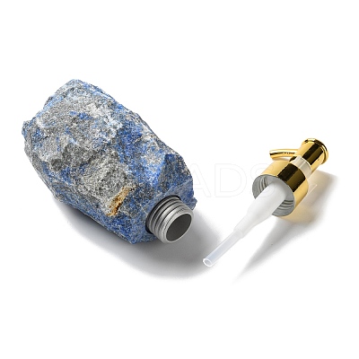 Raw Natural Lapis Lazuli Pump Press Bottles G-B131-02A-1