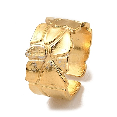 304 Stainless Steel Open Cuff Rings RJEW-Z018-05G-1