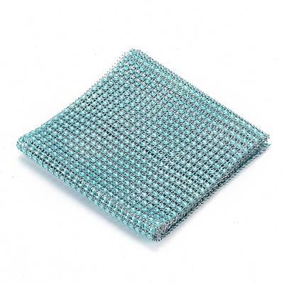 24 Rows Plastic Diamond Mesh Wrap Roll DIY-L049-05U-1