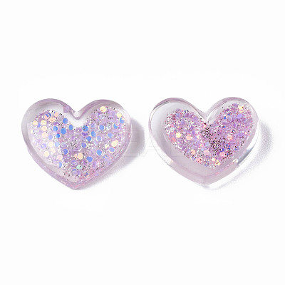 Transparent Resin Cabochons CRES-N034-20B-1