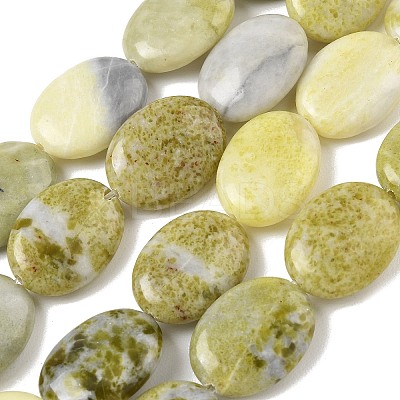 Natural Lemon Jade Beads Strands G-B078-G04-02-1