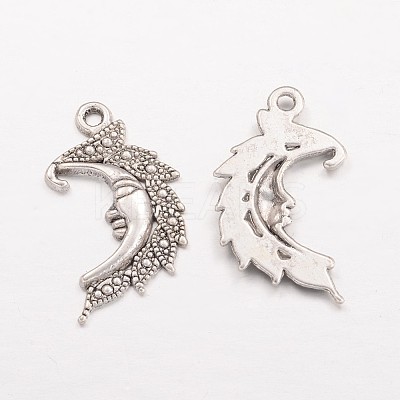 Moon Tibetan Style Alloy Pendants LS-AC384-1