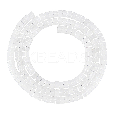 Natural White Jade Beads Strands G-AR0004-09-1