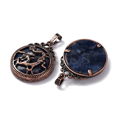 Natural Sodalite Pendants G-A241-02R-02-1