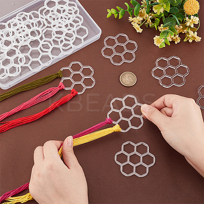 Acrylic Thread Winding Boards AJEW-PH0012-40A-1