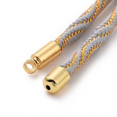 Nylon Cord Silder Bracelets MAK-C003-03G-13-1