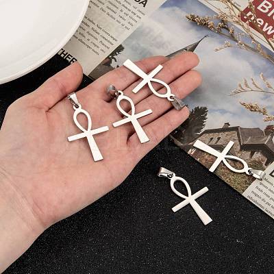 Tarnish Resistant 304 Stainless Steel Pendants STAS-D147-15-1