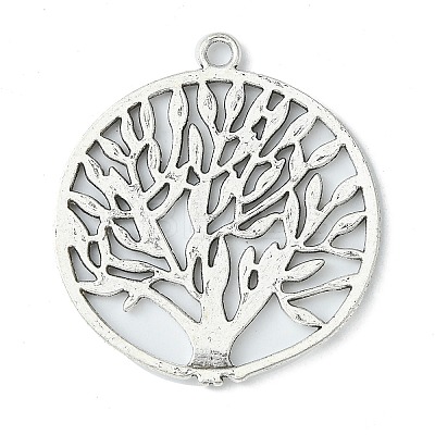 Tibetan Style Zinc Alloy Pendants TIBEP-EA11591YKG-AS-LF-1