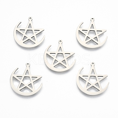 Non-Tarnish 201 Stainless Steel Pendants STAS-N098-116P-1