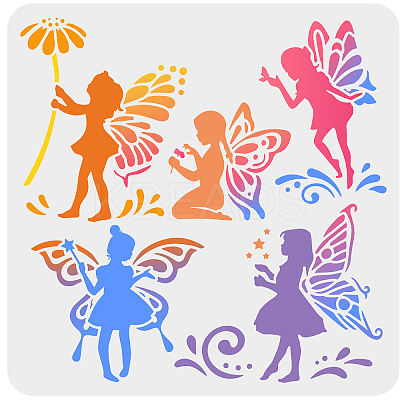 PET Hollow Out Drawing Painting Stencils DIY-WH0391-0115-1