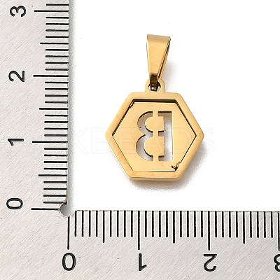 304 Stainless Steel Charms STAS-H227-01G-B-1