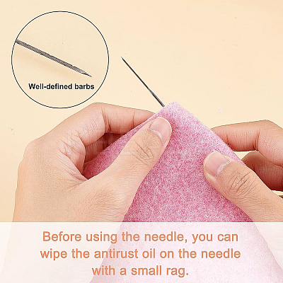 DIY Needle Felting Making Kit DIY-BC0005-76-1