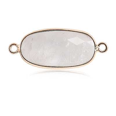 Natural Quartz Crystal Connector Charms PW-WG61219-06-1