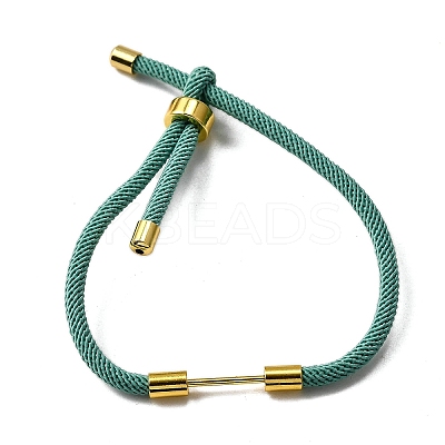 Braided Nylon Cord Bracelet Making MAK-A017-D03-01G-1