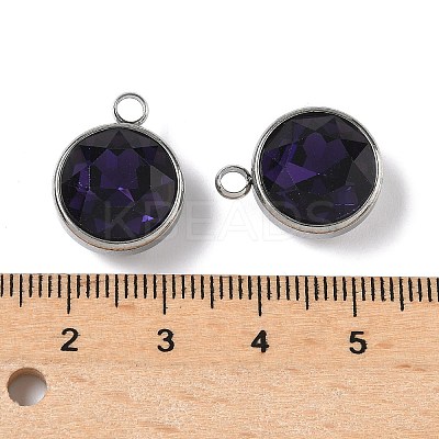 K9 Glass Rhinestone Pendants LS-STAS-F123-26A-1