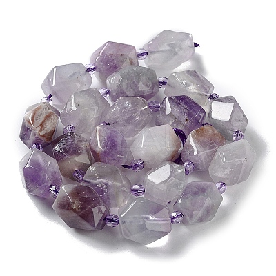 Natural Amethyst Beads Strands G-C182-19-01-1