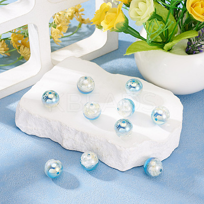 10Pcs Resin Beads PACR-TA0001-33J-1