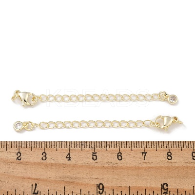 Brass Chain Extender KK-P284-09G-02-1