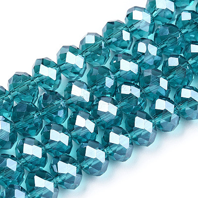 Electroplate Glass Beads Strands LS-EGLA-A034-T4mm-A33-1